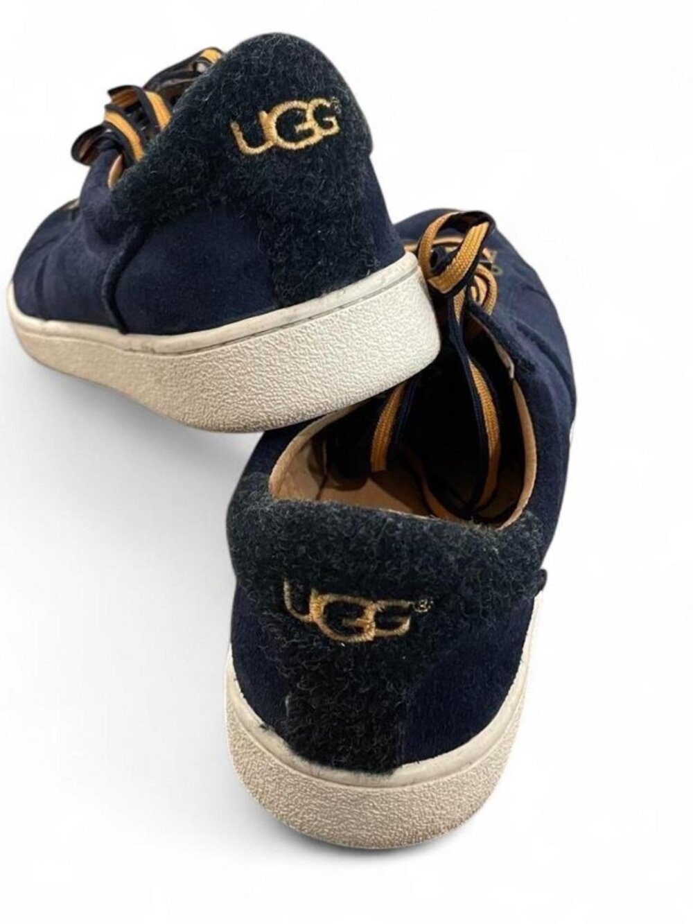 UGG Milo Navy Blue Suede Sneakers | Women’s 9.5